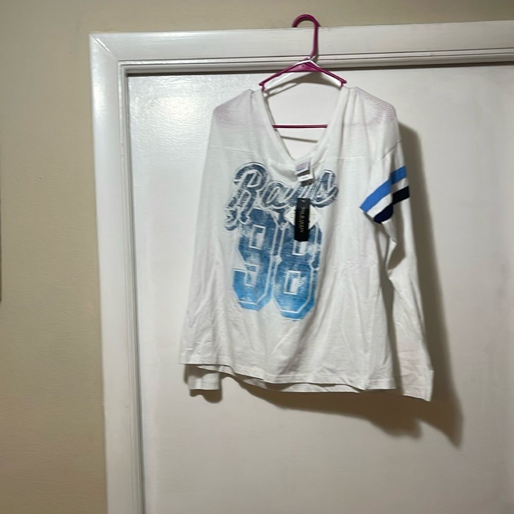 NWT5th and Ocean, Tampa Bay rays shirt extra large